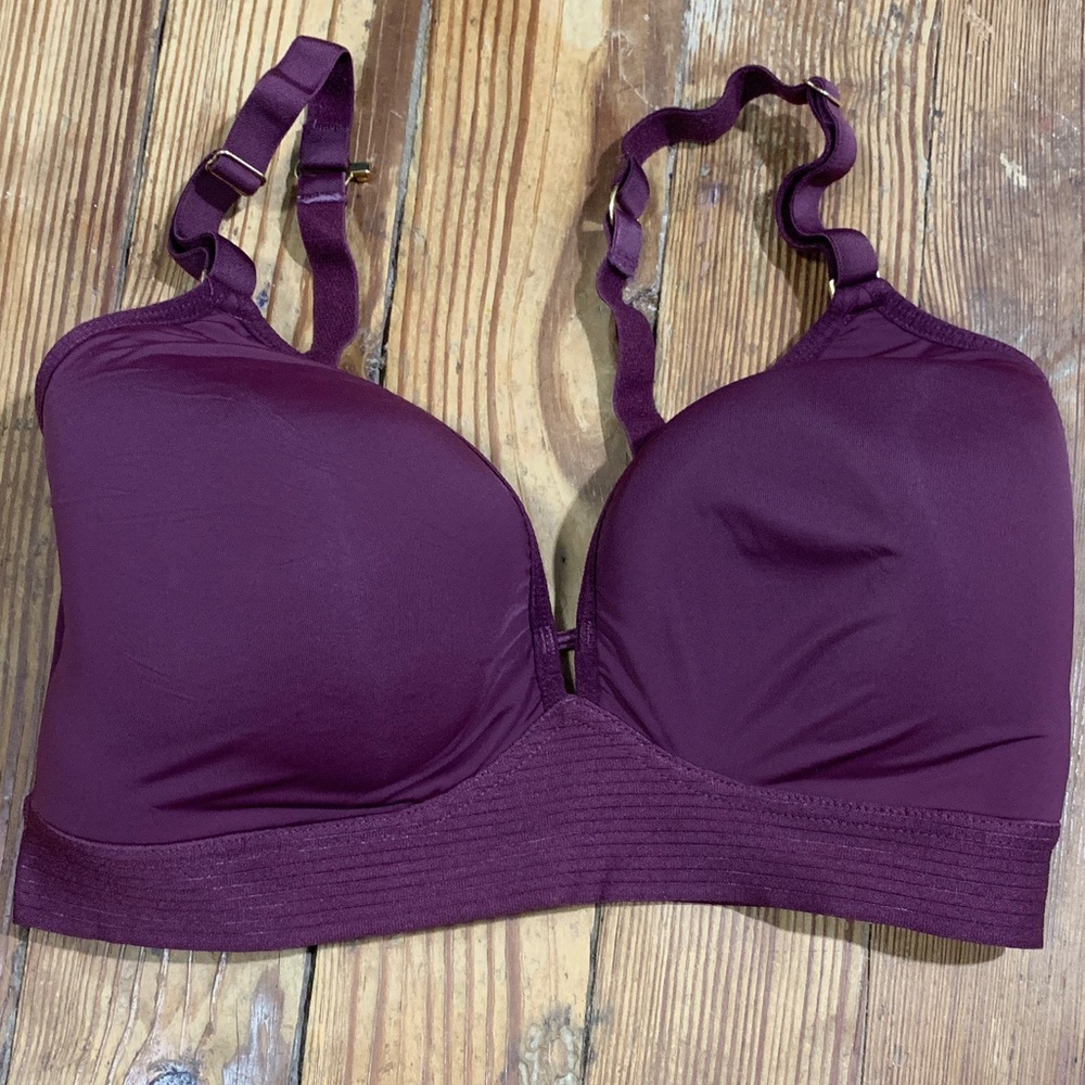 Lively Deep Burgundy No Wire Bra